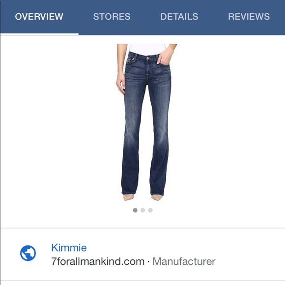 7 for all mankind Kimmie jeans - Picture 2 of 7